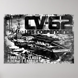 Aircraft carrier Independence Print