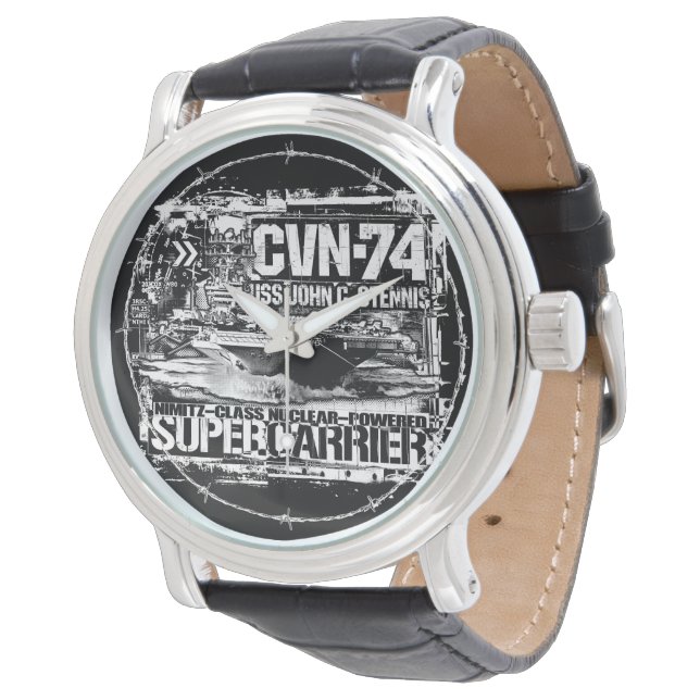 Aircraft carrier John C. Stennis eWatch Watch (Angled)