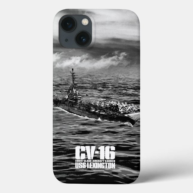 Aircraft carrier Lexington Casemate case (Back)