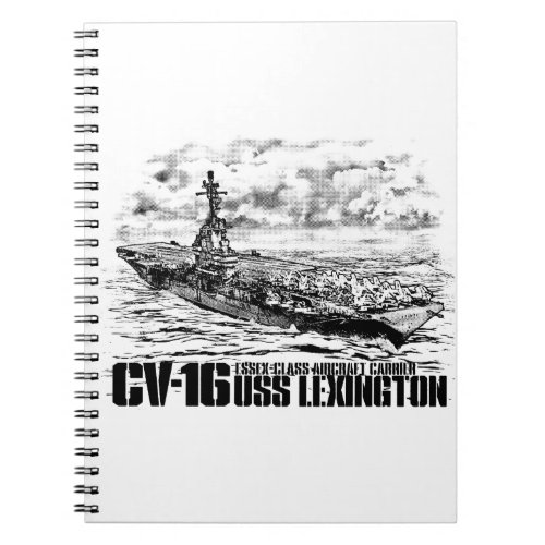 Aircraft carrier Lexington Fuji notebook