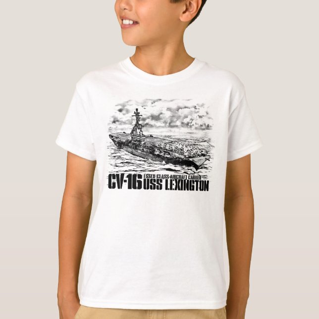 Aircraft carrier Lexington Shirt (Front)