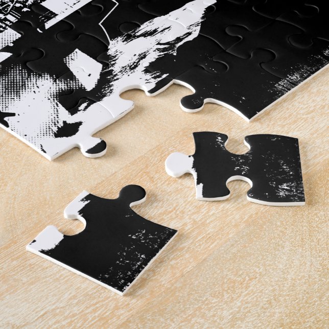 Aircraft carrier Nimitz Fuji puzzle (Side)