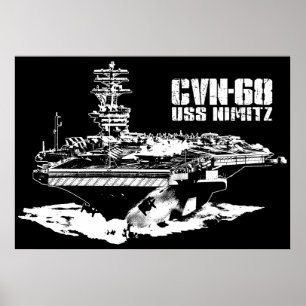 Aircraft carrier Nimitz Print