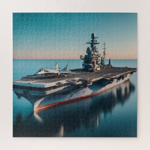 Aircraft Carrier on Patrol Jigsaw Puzzle