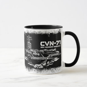 Aircraft carrier Theodore Roosevelt Mug