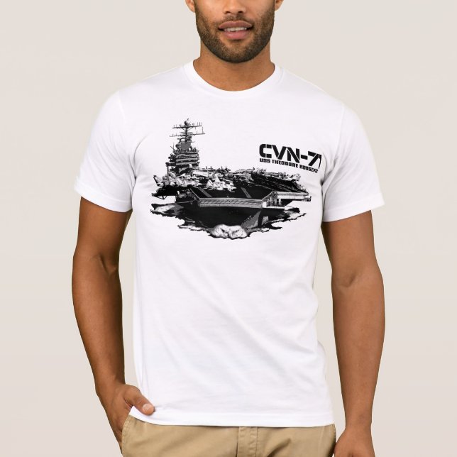 Aircraft carrier Theodore Roosevelt Shirt (Front)