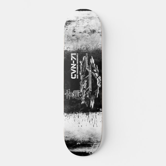 Aircraft carrier Theodore Roosevelt Skateboard Deck (Front)