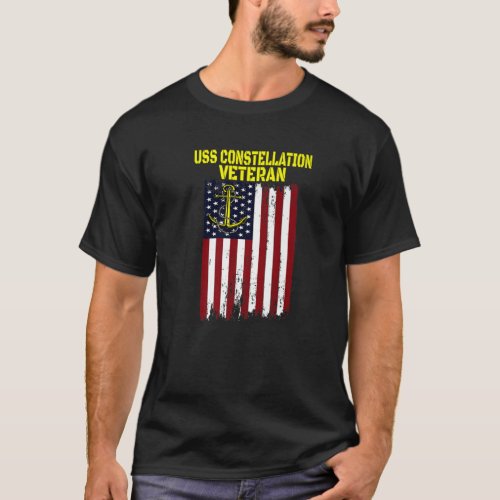 Aircraft Carrier USS Constellation CV_64 Veterans T_Shirt
