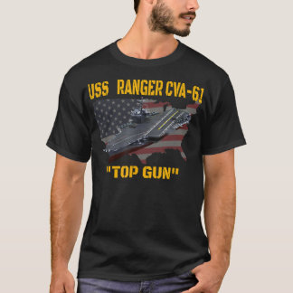 Aircraft Carrier USS Ranger CVA-61 Veterans Day  T-Shirt