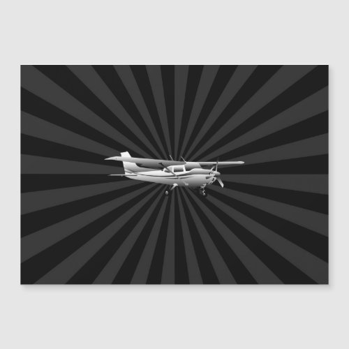 Aircraft Cessna Silhouette Flying Sunburst Decor