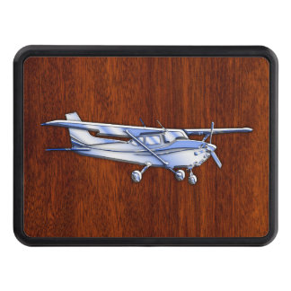 Aircraft Classic Chrome Cessna Flying Mahogany Tow Hitch Cover