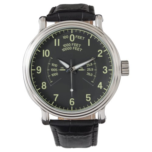 Aircraft clock watch