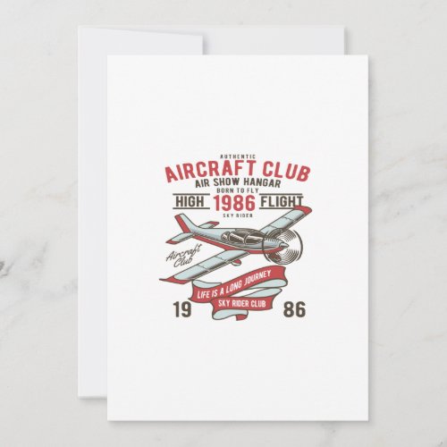 Aircraft Club Invitation