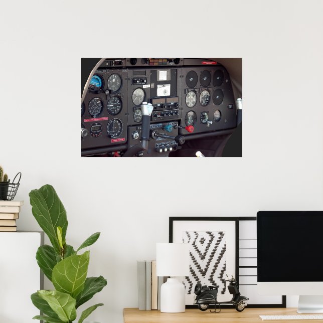 Aircraft cockpit poster (Home Office)