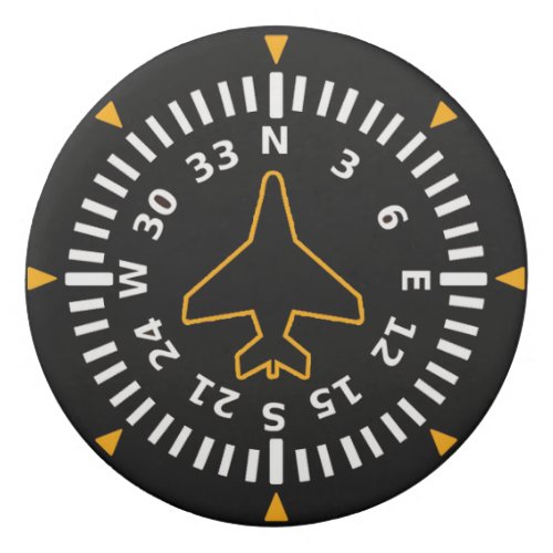 Aircraft Compass Flight Instrument Eraser