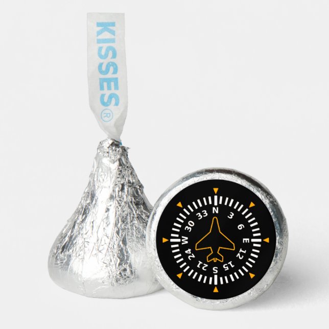 Aircraft Compass Flight Instrument Hershey®'s Kisses® (Front)