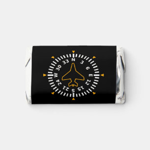 Aircraft Compass Flight Instrument Hershey's Miniatures