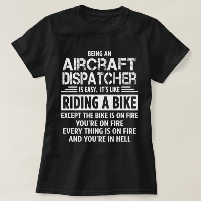 Aircraft Dispatcher T-Shirt (Design Front)