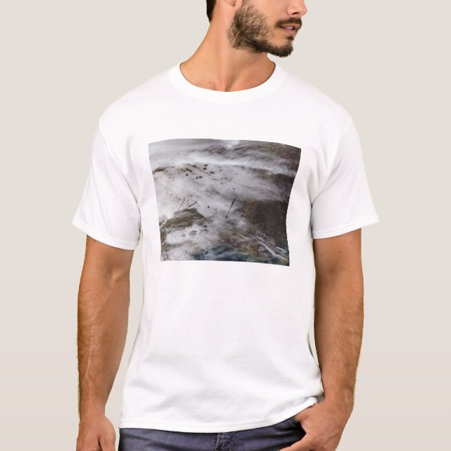 Aircraft dissipation trails T-Shirt (Front)