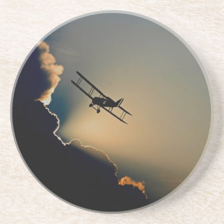 aircraft drink coaster