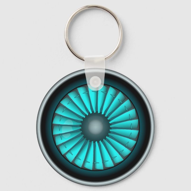 Aircraft engine. keychain (Front)