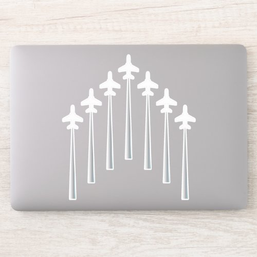 Aircraft Flying in Formation Cool Aviation Sticker
