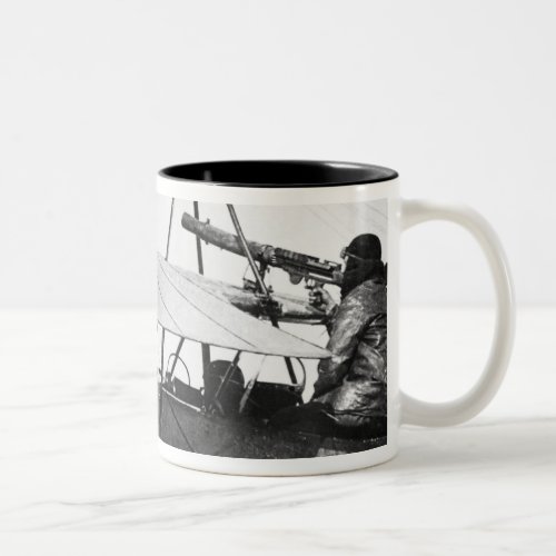 Aircraft gunner during the Battle of the Marne 19 Two_Tone Coffee Mug
