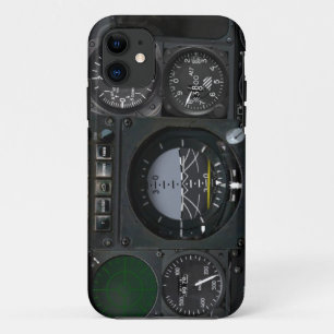 Aircraft Instrument Panel iPhone 11 Case
