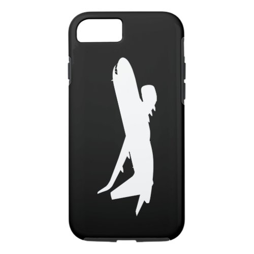Aircraft Jet Liner Silhouette Flying Black Decor iPhone 87 Case