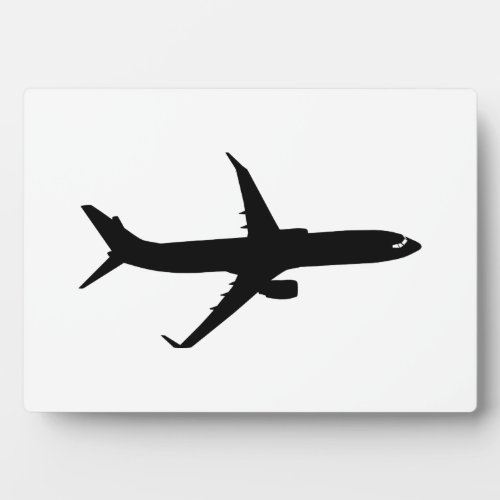 Aircraft Jetliner Black Flight Customize Color Plaque