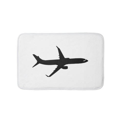 Aircraft Jetliner Shadow Flight Customize Color Bathroom Mat