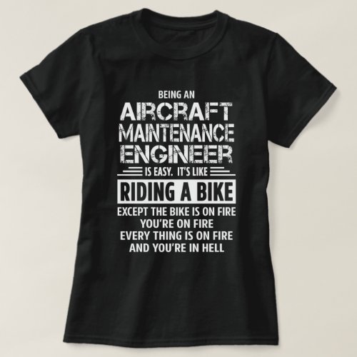 Aircraft Maintenance Engineer T_Shirt