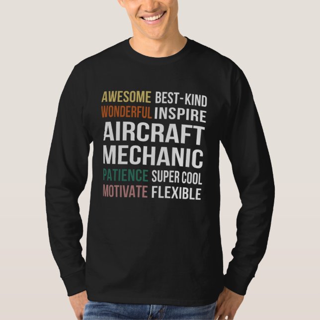 Aircraft Mechanic  Appreciation T-Shirt (Front)