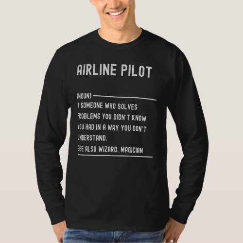 Aircraft Mechanic Definition Shirts Funny Job Titl