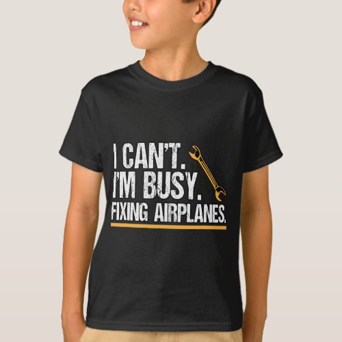 Aircraft Mechanic Engineering Helicopter Gift T_Shirt