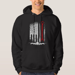 Aircraft Mechanic Flag Plane Aviation Pilot Planes Hoodie