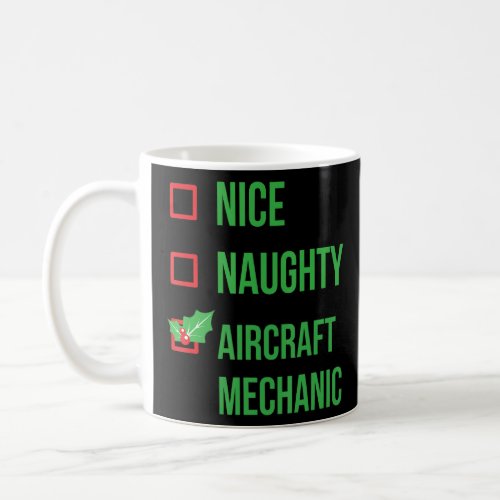 Aircraft Mechanic Funny Pajama Christmas  Coffee Mug