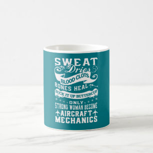 Aircraft Mechanic Woman Coffee Mug