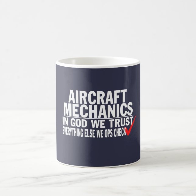 Aircraft Mechanics Coffee Mug (Center)