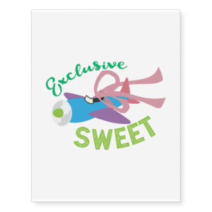 Aircraft Nose Art Exclusive Sweet Airplane Kids Temporary Tattoos