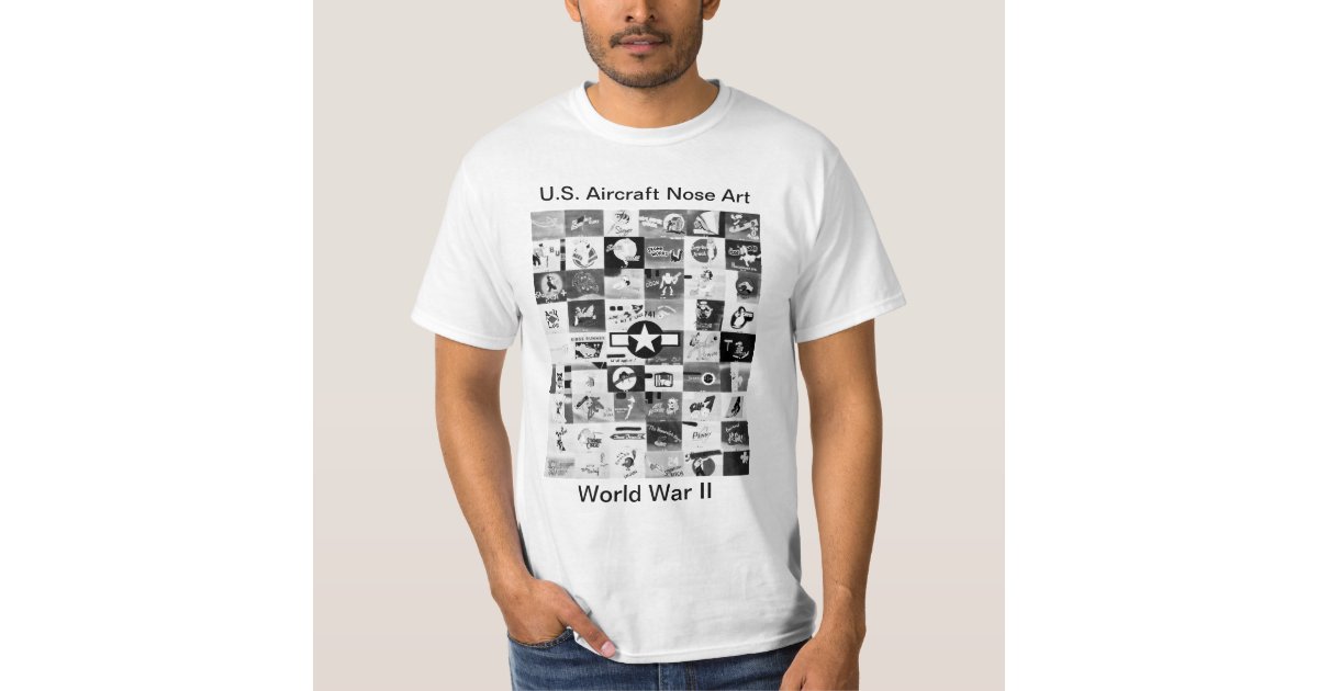 world war 2 nose art t shirts