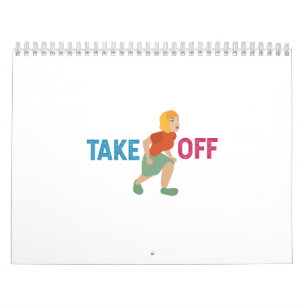 Aircraft Nose Art Take Off Lady Pin-Up Girl Gift Calendar