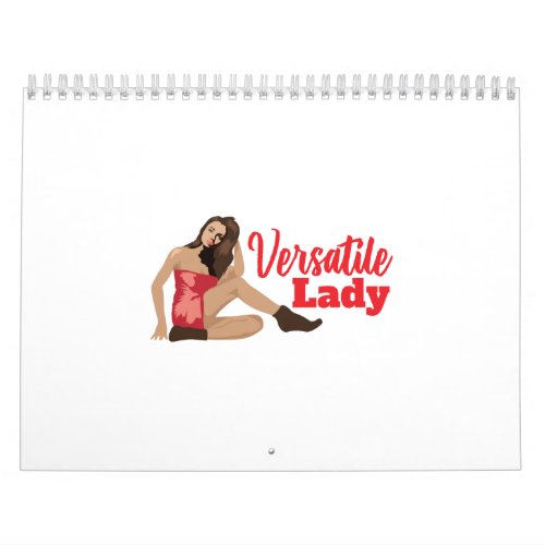 Aircraft Nose Art Versatile Lady _ Gift Idea Calendar