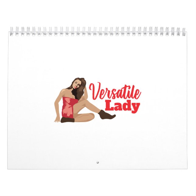 Aircraft Nose Art Versatile Lady - Gift Idea Calendar (Cover)