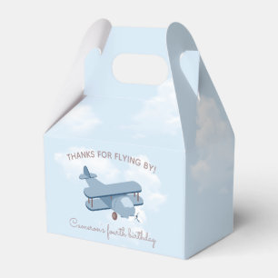 Aircraft Pilot Boy's Birthday Favor Boxes