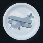Aircraft Pilot Boy's Birthday Paper Plates<br><div class="desc">Gather all the little pilots at the local hanger for an aircraft themed birthday celebration! Find adorable matching products in our store for the ultimate airplane extravaganza.</div>