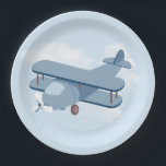 Aircraft Pilot Boy's Birthday Paper Plates<br><div class="desc">Gather all the little pilots at the local hanger for an aircraft themed birthday celebration! Find adorable matching products in our store for the ultimate airplane extravaganza.</div>
