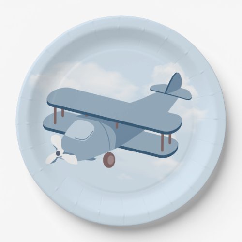 Aircraft Pilot Boys Birthday Paper Plates