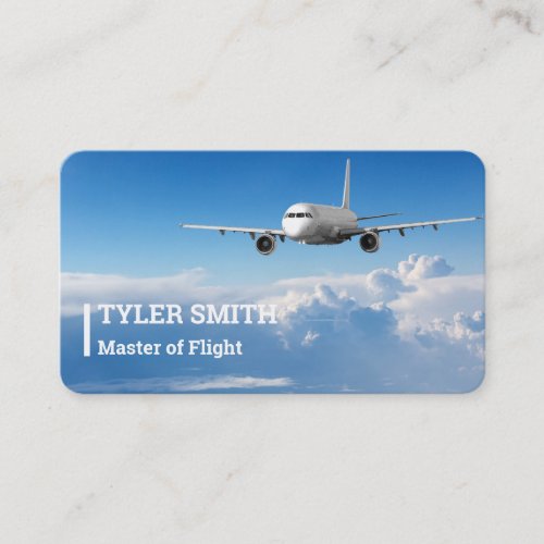 Aircraft Pilot Business Card