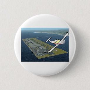 Aircraft Pinback Button